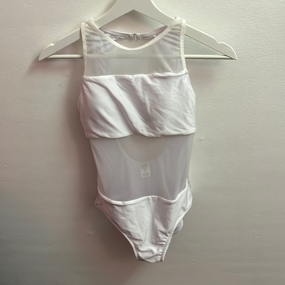 Women's VENUS (White) Mesh Tank One Piece bathing suit